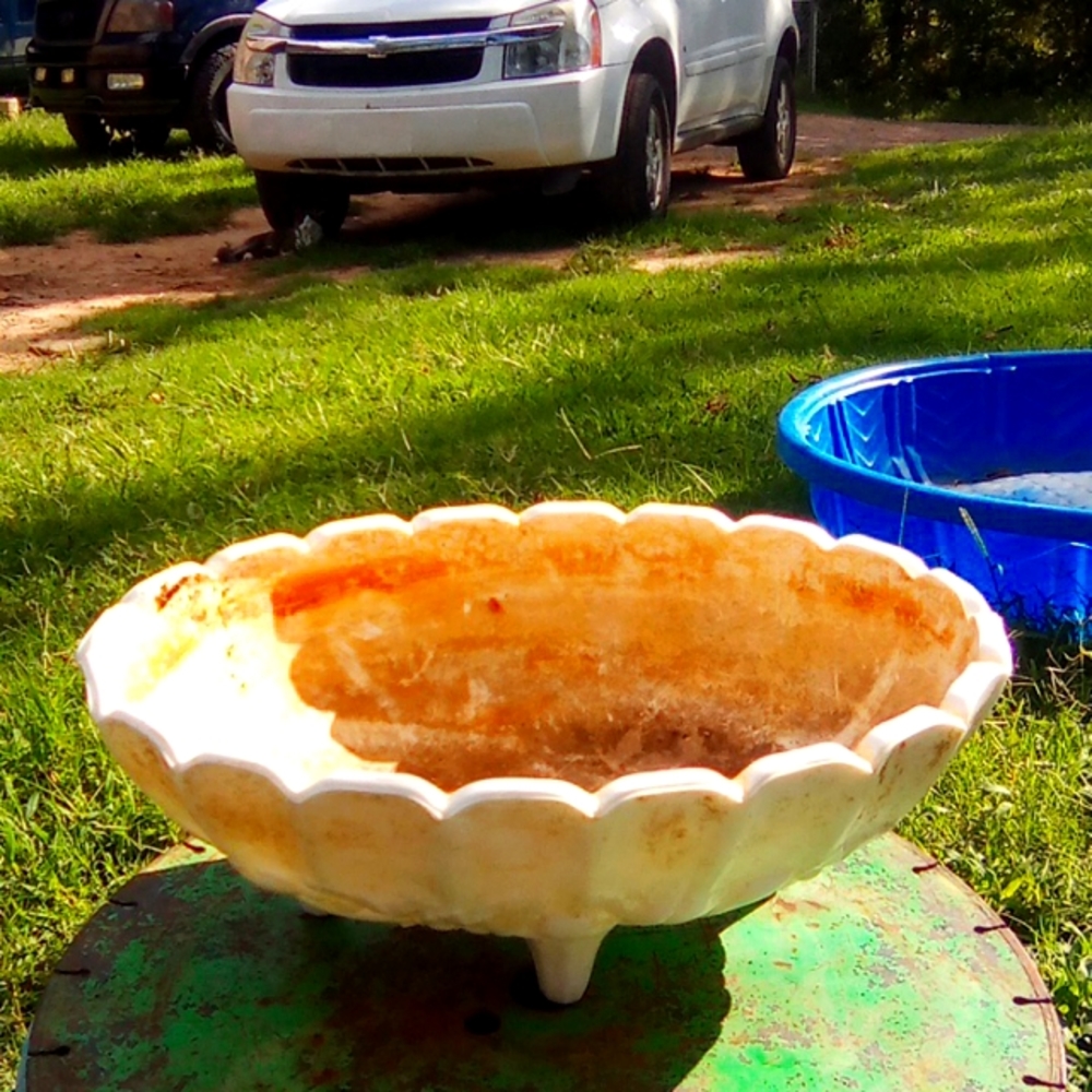 A antique fruit basket